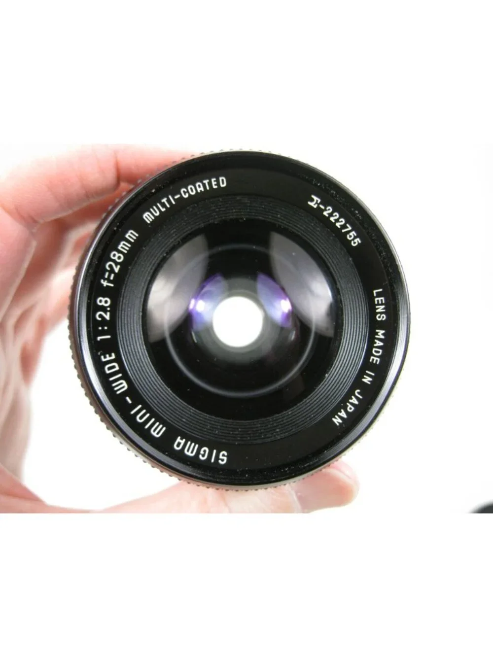 Sigma Mini-Wide Multi-Coated 28mm f/2.8 Lens Japan OLYMPUS OM Mount